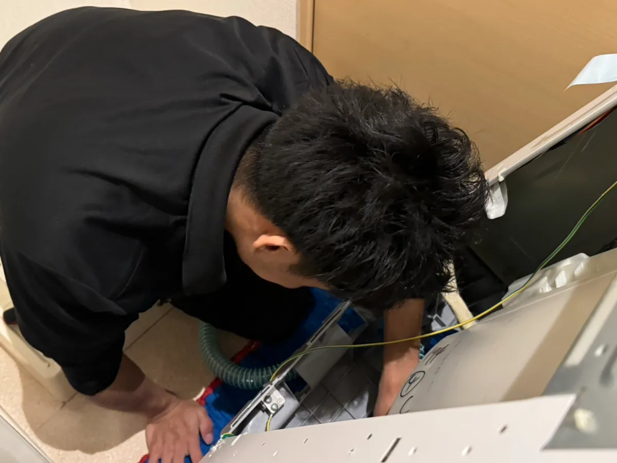 設置作業